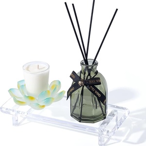 Bandeja de acrílico transparente con asa para postres, organizador de acrílico, caja de almacenamiento, venta al por mayor OEM ODM con logotipo personalizado - Product Image 6