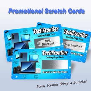 Tarjetas y Vales Rasca y Gana Personalizados para Adultos - Boletos de Lotería Rasca y Gana Impresos Digitalmente en Cartulina con Diseño Gratuito Promocional - Product Image 2