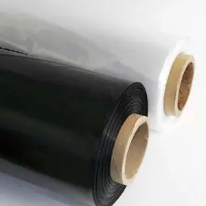Schwarz biologisch abbaubar 10 mil polyethylen folie/perforierte 200 mikron landwirtschaft boden pe kunststoff film rollen für landwirtschaft
