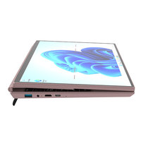 Nouvel Ordinateur Portable 4-en-1 en Métal 2025 de 14 Pouces avec Écran Tactile, Processeur Intel Lake N95 de 12e Génération, 16 Go de RAM DDR4, 512 Go de Stockage, 1,7 GHz, Windows 11 pour le Bureau