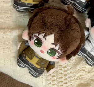Figurines miniatures en peluche de 10 cm, personnages d'attaque <span class=keywords><strong>Eren</strong></span> Jaeger Rivaille Ackerman, jouets en peluche d'anime, pendentifs, porte-clés - Product Image 4