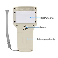 Copiadora RFID de 10 frecuencias en inglés ID IC Reader Writer Copier M1 13,56 MHZ programador duplicador encriptado USB NFC UID Tag Key Card