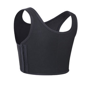 Femmes garçon manqué Sexy Compression poitrine poitrine liant élasticité tissé Corset gilet haut pour lesbiennes filles pull corps Shaper - Product Image 1