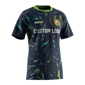 T-shirt de sport pour homme, col rond, Dry-Fit, sublimation, design Polonie, kaki, rugby - Product Image 3