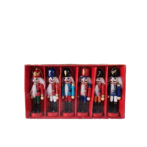 Figurine <span class=keywords><strong>Casse</strong></span>-<span class=keywords><strong>Noisette</strong></span> <span class=keywords><strong>Classique</strong></span> en Bois de 12 cm pour Décoration d'Arbre de Noël - En Stock - Product Image 1