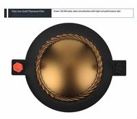 Diaphragme en titane de remplacement d'unité de pilote de compression haute performance 8 OHMS 3 "bobine vocale 75mm