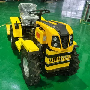 Petit tracteur 4x4 mini ferme chinoise avec chargeuse et pelleteuse