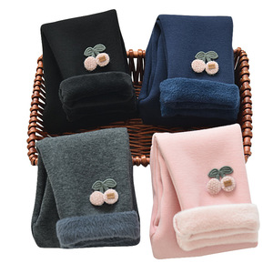 Nuevas mallas para niñas Fleeced Thickened New Baby Warm Cotton Pants Pantalones para niños - Product Image 1