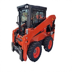 Cargadora compacta Kubota SVL75-2 con retroexcavadora frontal, 4WD, tractor de orugas automático, componentes de bomba de engranajes - Product Image 1