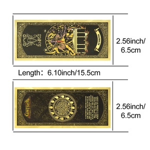 การ์ดอนิเมะเซนต์เซย่ากันน้ำลายญี่ปุ่นยอดฮิตปี 2026  พร้อมธนบัตรเคลือบทองลายกลุ่มดาว ของขวัญปีใหม่สำหรับเด็ก - Product Image 6