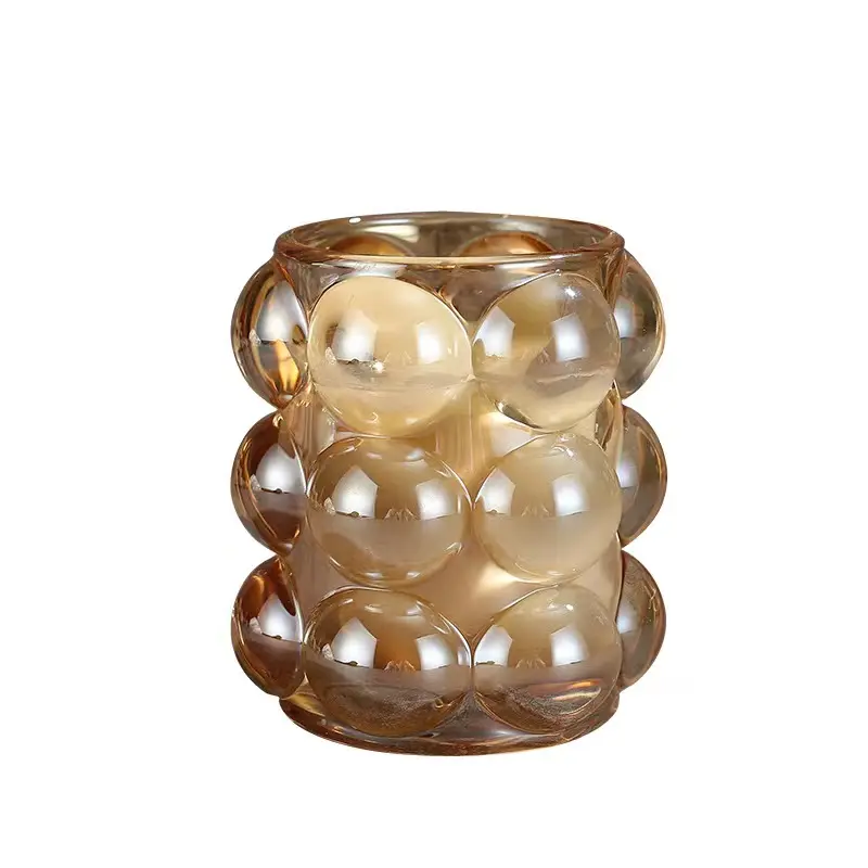 Luxus Bubble Shape Glas Kerzen glas für Home Decoration