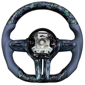 Volante in Fibra di Carbonio Forgiata di Produzione Industriale per <span class=keywords><strong>BMW</strong></span> M3 M4 F80 F82 E90 E91 X5 F15 X6 F16 F10 F30 F32 F36 F60 - Product Image 1