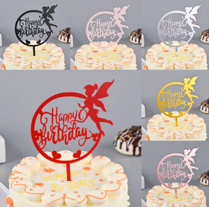 Décorateurs de gâteaux en acrylique joyeux anniversaire joyeux anniversaire <span class=keywords><strong>Oh</strong></span> Baby félicitations décorateurs de gâteaux Eid - Product Image 4