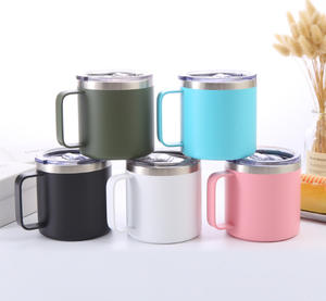 Mug de voyage en acier inoxydable à double paroi avec couvercle et paille, logo personnalisé, 12 oz, 16 oz, 24 oz, tasse thermique pour campeur - Product Image 1