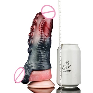 Funda de silicona suave con forma de tentáculo de pulpo para pene, extensor de pene, estimulador de eyaculación retardada, juguetes sexuales para hombres. - Product Image 2