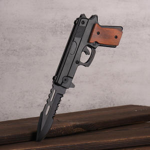 Cuchillo Plegable Portátil de Acero Inoxidable para Camping, Hoja Serrada, Garantía de 3 Años, Multifuncional, Autodefensa, EDC, OEM - Product Image 2