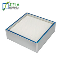 Filtro HEPA Premium con Sellado Lateral de Gel, Marco de Aluminio y Medio de Fibra de Vidrio para Sistemas HVAC de Cuartos Limpios Farmacéuticos