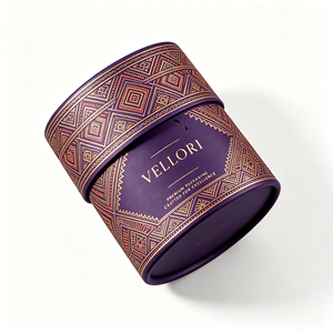 <b>Small</b> Rigid Cardboard Round Jewelry Box for Ring Earring Bracelet Packaging Bespoke Branding Factory Direct - Product Image 4
