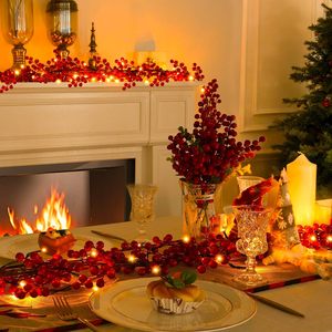 Guirnalda Navideña Artificial de PVC Ecológica Hecha a Mano 2026 con Luz LED para Decoración de Chimenea, Hogar y Tiendas de Regalos - Product Image 5