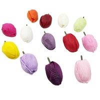 Têtes de fleurs de savon Aida Tulip 5 cm, réalistes, parfumées, faites à la main, pour la fête des mères, bouquet, boîte cadeau, décoration, vente en gros