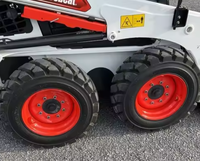 Qualitätsgarantie, Top-Zustand, Standard-Kompaktlader mit kompletter Arbeitsausstattung, Bobcat S450 für den grenzüberschreitenden Exporthandel
