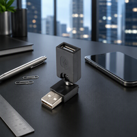 Nouvel adaptateur de câble d'extension USB 2.0 AaUSB 20 mâle vers USB femelle avec rotation à 360 degrés