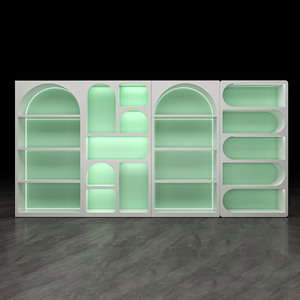 ตู้โชว์ผลิตภัณฑ์เสริมความงาม ตู้โชว์ผลิตภัณฑ์ดูแลผิว ชั้นวางเครื่องสำอาง ตู้เก็บของ ชั้นวางของ ปรับแต่งระดับไฮเอนด์ - Product Image 3