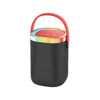 Barre de son portable extérieure anti-poussière avec poignée en caoutchouc et éclairage RVB arc-en-ciel pour haut-parleur V5.3 et subwoofer de fête