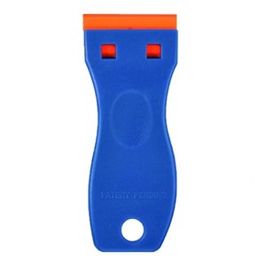 Blue <b>Plastic</b> Scraper For Mobile Phone <b>Screen</b> And Car Window Film Adhesive Remover Small Cleaning Knife Made In China - Product Image 5