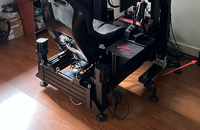 Système de simulation de course à 4 axes, simulateur de mouvement pour simulateur de vol, kit de force G à quatre axes, cockpit inclus