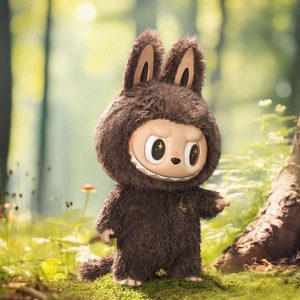 다채로운 선물 상자가있는 팝 마트 Labubu Zimomo 빅 치프 58cm 봉제 장난감