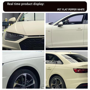 XTFF Usine-<span class=keywords><strong>Film</strong></span> automobile en vinyle de couleur blanche au poivre personnalisé pour modèle de carrosserie PET <span class=keywords><strong>Kin</strong></span>-like Polar - Product Image 3