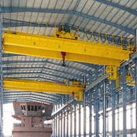 Pont roulant à double poutre de type QD, 16 tonnes, 32 tonnes, avec crochet principal et auxiliaire