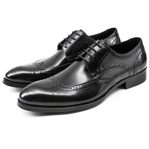 Chaussures en cuir à bout pointu pour hommes, de luxe, de haute qualité, de style britannique, pour le bureau et la carrière, nouvelle collection 2025 - Product Image 5