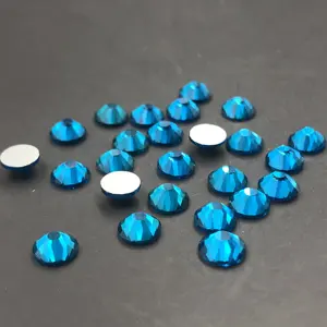 CY-diamantes de imitación para uñas, piedra plana de cristal, Multicolor, sin arreglo en caliente, AB, al por mayor