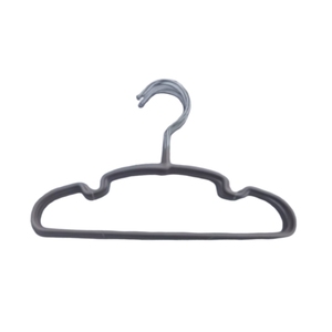 Piccoli Appendiabiti in Metallo Cromato con Rivestimento in PVC per Vestiti da Bambini e Spazi <span class=keywords><strong>di</strong></span> Stoccaggio Compatti - Product Image 1
