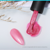KINNCO Gel pour les yeux de chat en soie bonbon marque privée 12 couleurs 2024 vente à chaud ongles Gel Uv Gel vernis couleurs professionnelles
