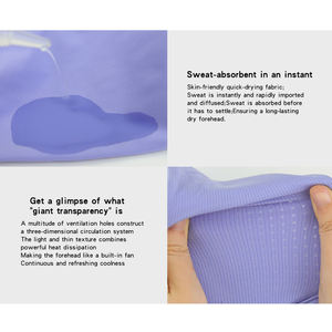 Bandeau de sport élastique anti-transpiration à séchage rapide pour le basketball, le football, les hommes et les filles, avec logo personnalisé - Product Image 3