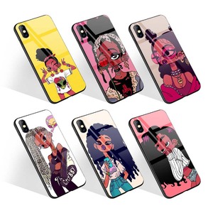 Pour <span class=keywords><strong>Iphone</strong></span> 16 Pro Max étui en verre trempé de luxe pour <span class=keywords><strong>Iphone</strong></span> 15 Pro Max verre trempé Tpu dur Anime <span class=keywords><strong>Manga</strong></span> étuis pour <span class=keywords><strong>Iphone</strong></span> 16 - Product Image 3