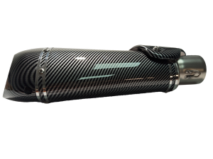 Новая выхлопная труба S1 <span class=keywords><strong>Yoshimura</strong></span> Triangle из нержавеющей стали с узором под карбон для мотоциклов Street/Dual Sport, черная - Product Image 3