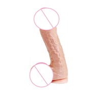 Grande sangle de pénis souple sur vibrant anal vibrer à distance femme poussant gode vibrateurs réalistes balle pour les femmes