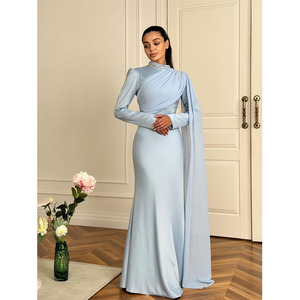Robe <span class=keywords><strong>de</strong></span> soirée élégante et luxueuse à manches longues pour femmes - Robe <span class=keywords><strong>de</strong></span> soirée formelle ajustée avec une silhouette sophistiquée, idéale - Product Image 4