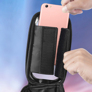 Sıcak satış üst tüp bisiklet dağı paketi telefon kılıfı dokunmatik ekran profesyonel bisiklet aksesuarları bisiklet telefonu ön şasi çantası - Product Image 6