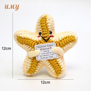 Các bà mẹ ngày đánh giá cao tích cực Búp bê đồ chơi đáng yêu đan động vật sản phẩm Crochet ý tưởng Amigurumi cổ vũ Quà Tặng - Product Image 2