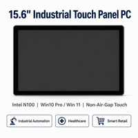 Écran tactile capacitif Win10 Pro / Win 11, 15,6 pouces, écran tactile sans espace d'air, ordinateur industriel pour hôpital