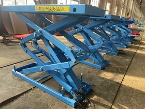 Elevador de Tijera Hidráulico Ultrafino de 3.5T y 4 Cilindros con Certificación CE, Elevador de Autos para Taller, Elevador de Tijera para Autos de Elevación Completa - Product Image 6