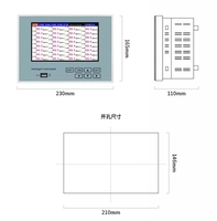 Recorder Paperless 7 Inch 1-32-Channel Digital Pressure Temperature Data Logger and Chart Recorder for Test Instruments