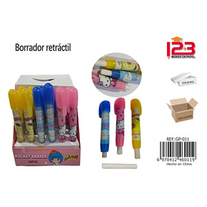 Gomma Set con frutta animale matita disegni plastica di gomma e TPR materiali per regali promozionali
