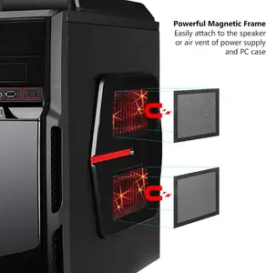 120 X 240 Mm Magnetic Frame Computer Cooler Fan Dust Filter