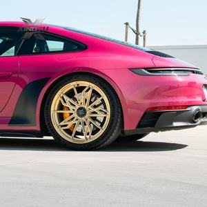 XINGTU Roue <span class=keywords><strong>de</strong></span> voiture <span class=keywords><strong>de</strong></span> sport forgée sur mesure Roues en alliage d'aluminium monobloc 20mm ET pour Porsche Chevy C7 C8 pour Lamborghini <span class=keywords><strong>MacLaren</strong></span> - Product Image 1